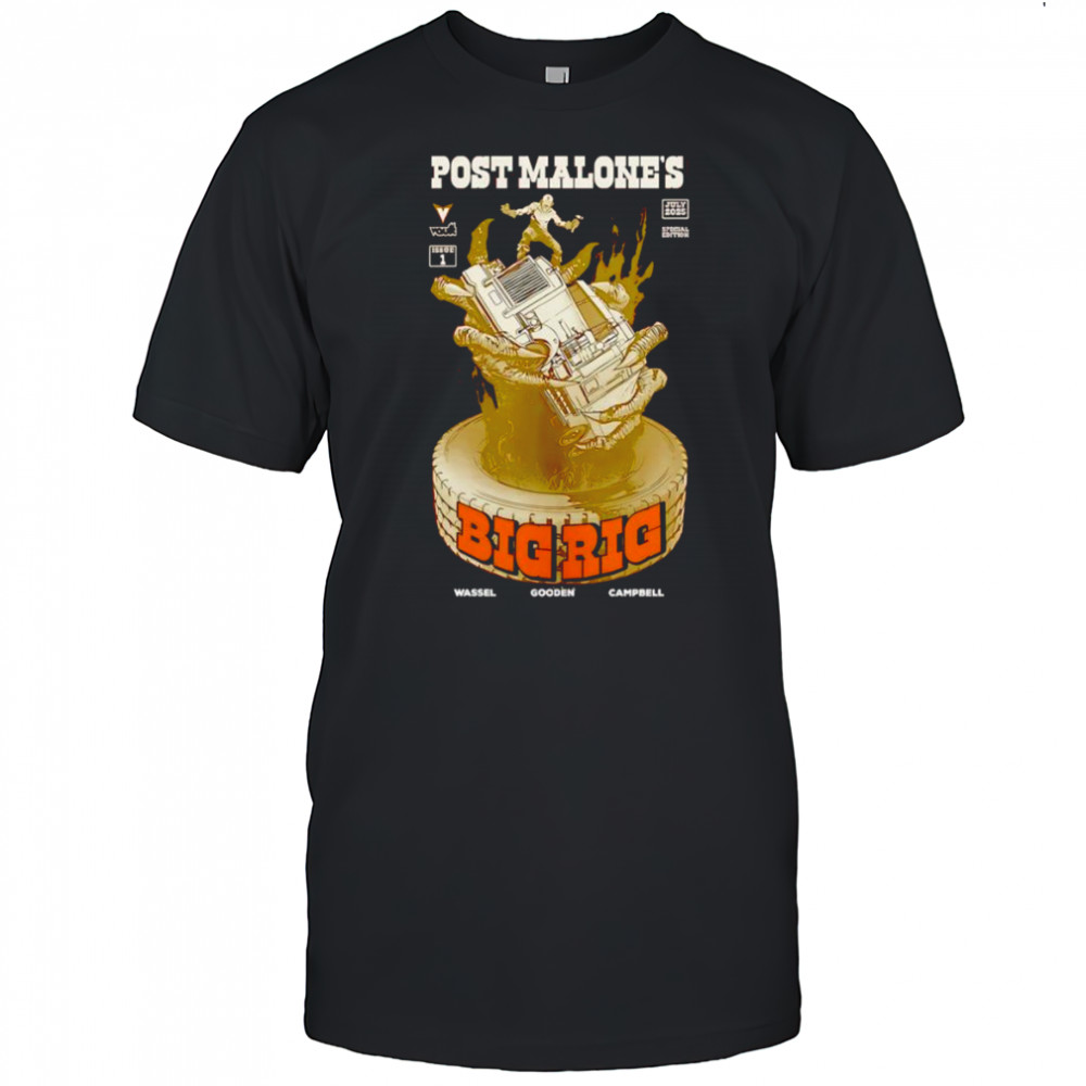 Post Malone Big Rig 2025 Tour shirt