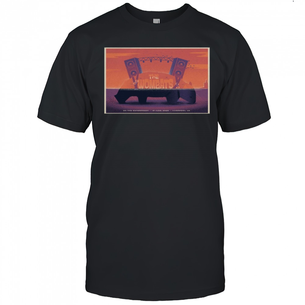Poster 06 19 2025 Liverpool UK The Wombats T-Shirt