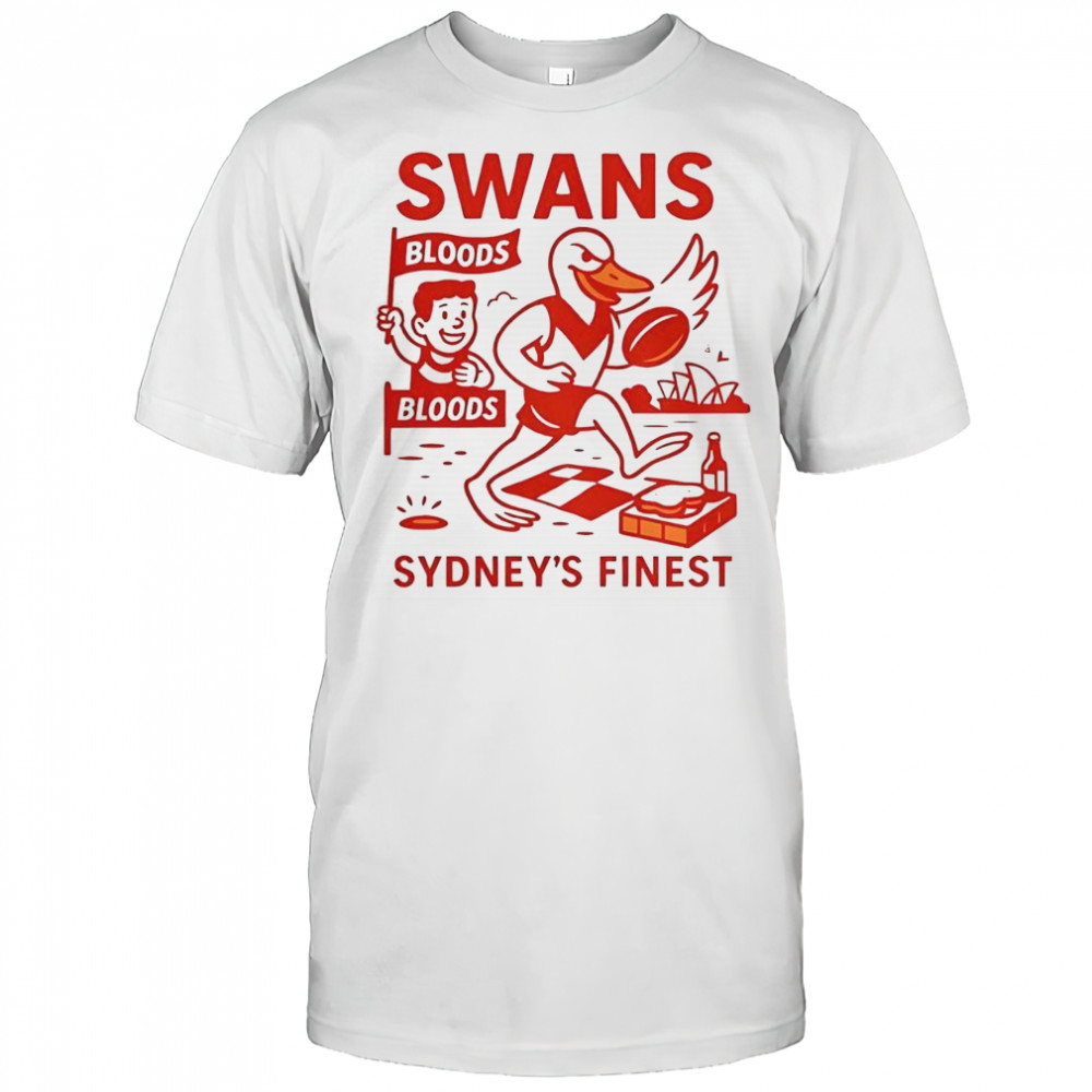 Premium Swans Sydney’s Finest Cartoon T-Shirt