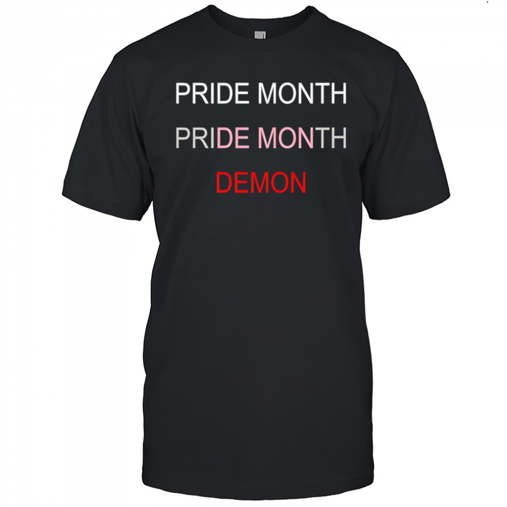 Pride Month Pride Month Demon shirt