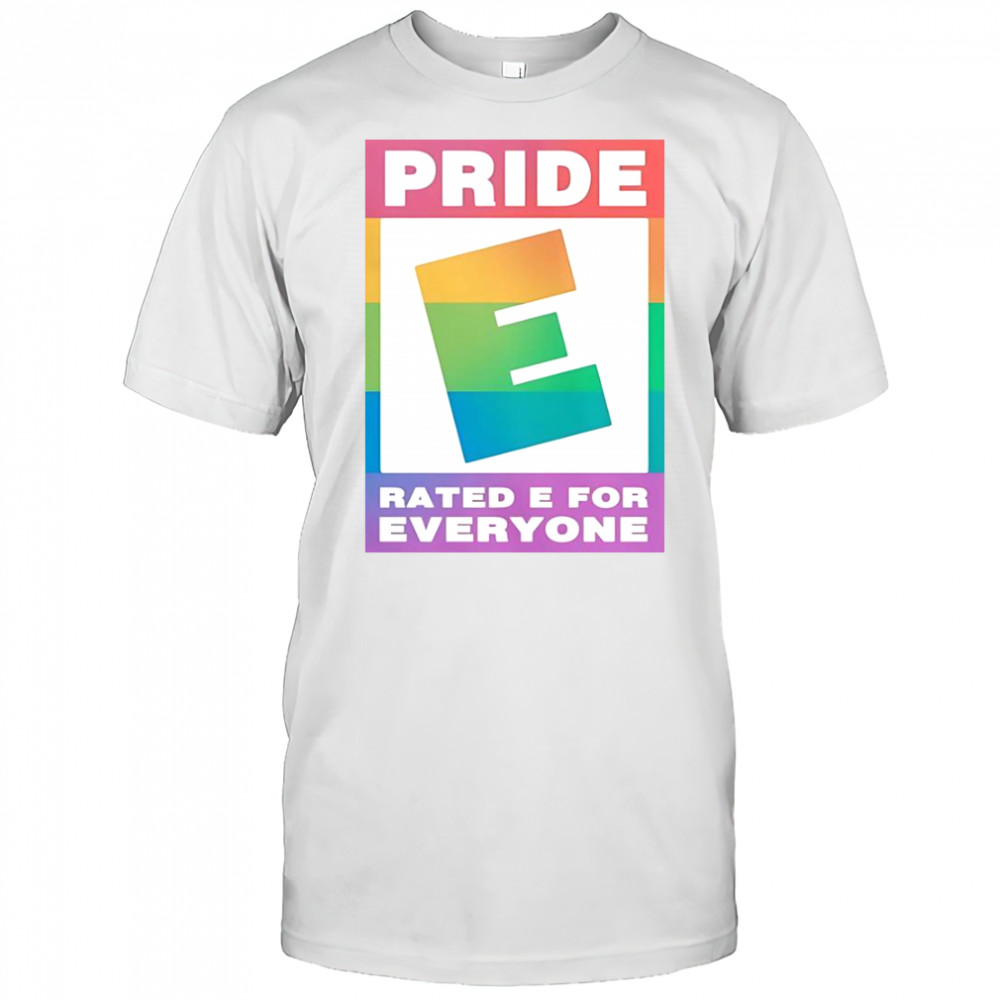 Pride Rated E For Everyone Logo T-Shirt