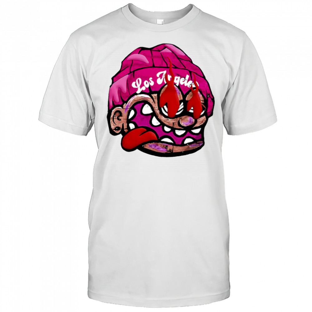Quirky Cartoon Big Face Los Angeles shirt