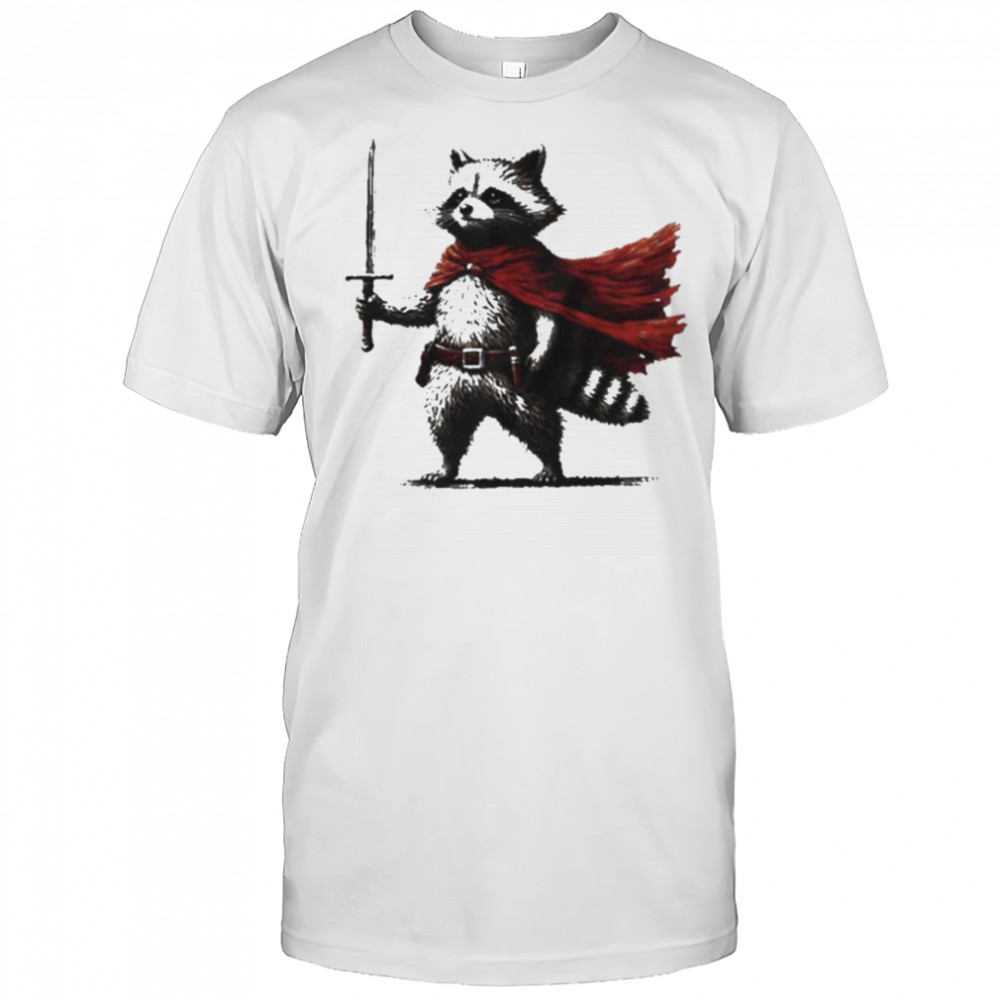 Raccoon knight vintage shirt