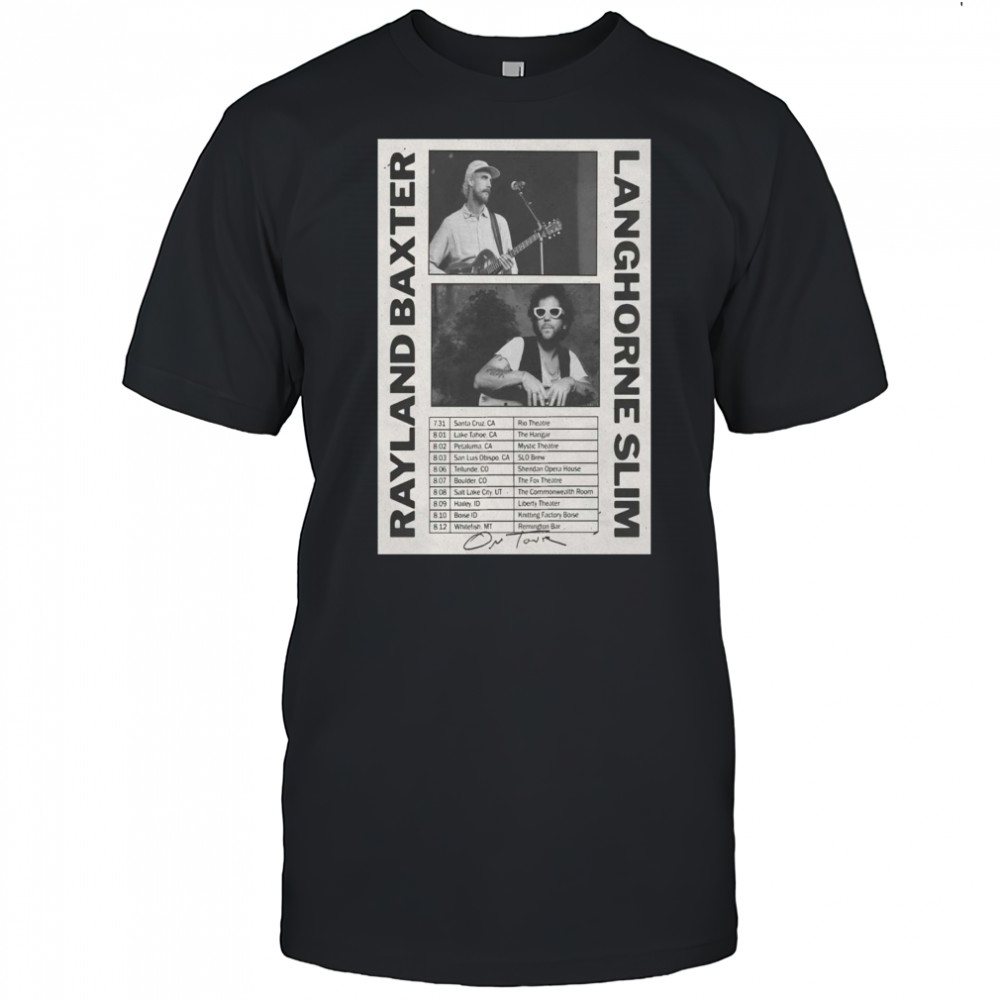 RayLand Baxter Summer Tour 2025 Poster T-Shirt
