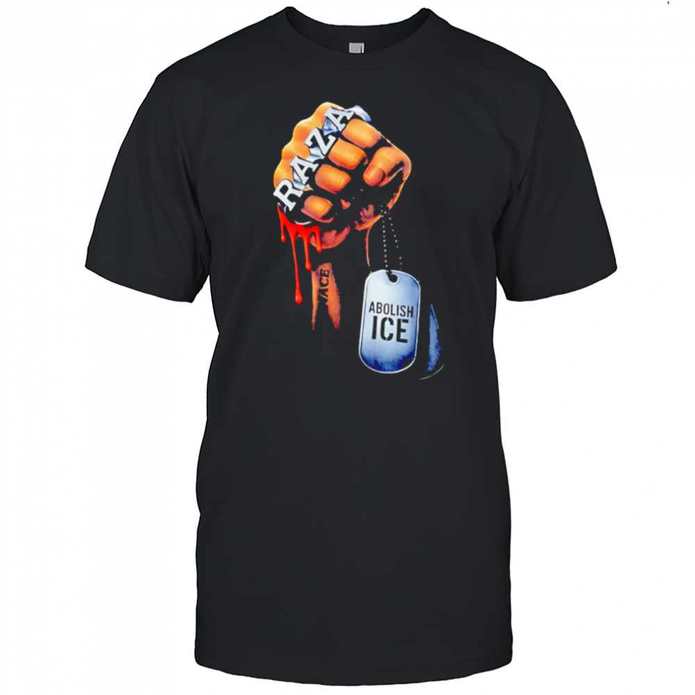 Raza abolish ice retro shirt
