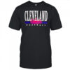 Red Cleveland baseball stadium shirt