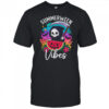 Retro Ghost Summerween Vibe Watermelon Ghost Summer Skeleton shirt