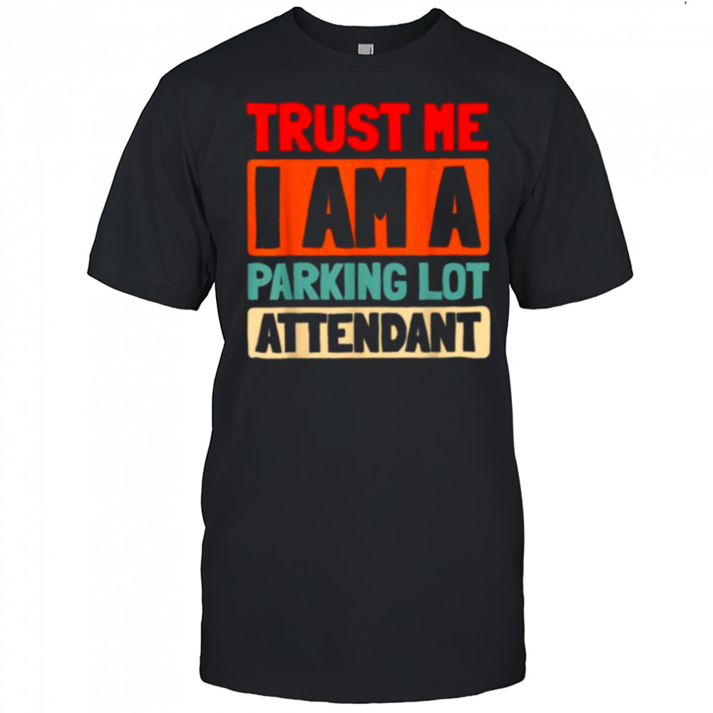 Retro Valet Service Vehicle Vintage Parking Lot Attendant T Shirt