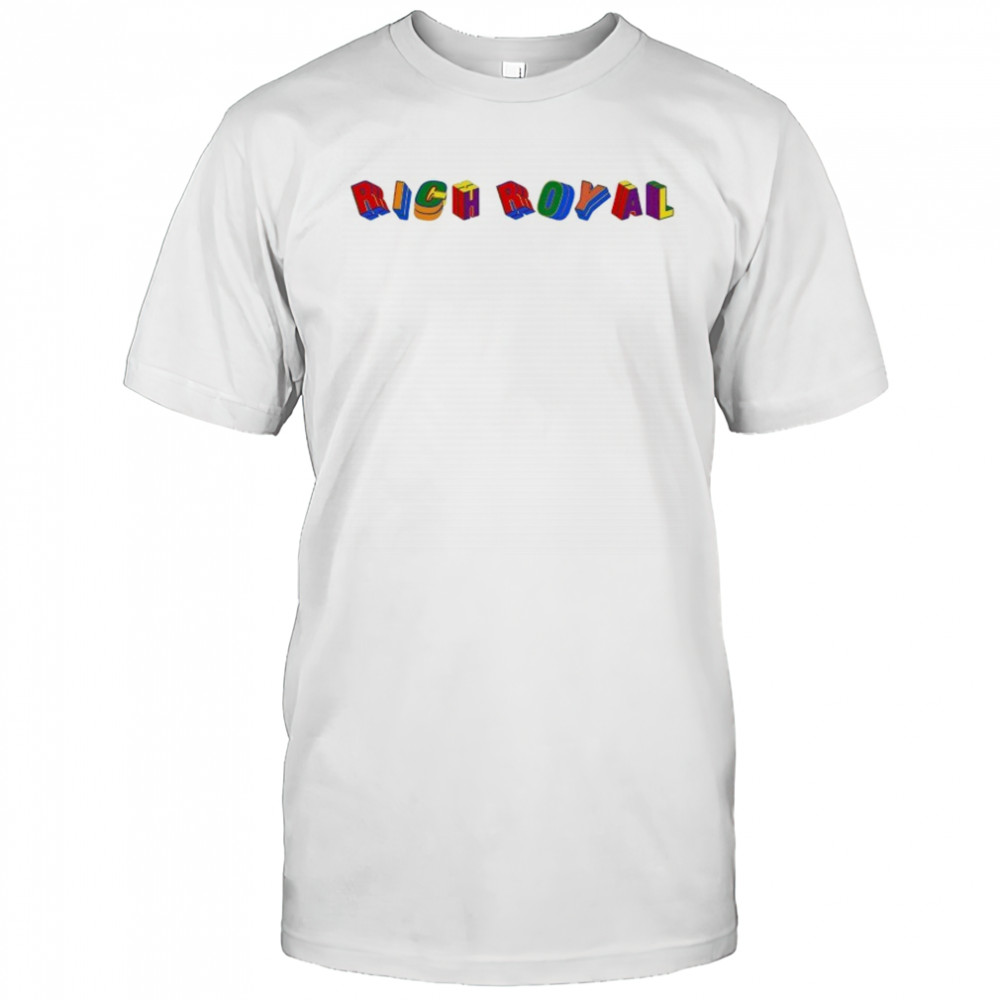 Rich Royal Colorful Cube T-shirt