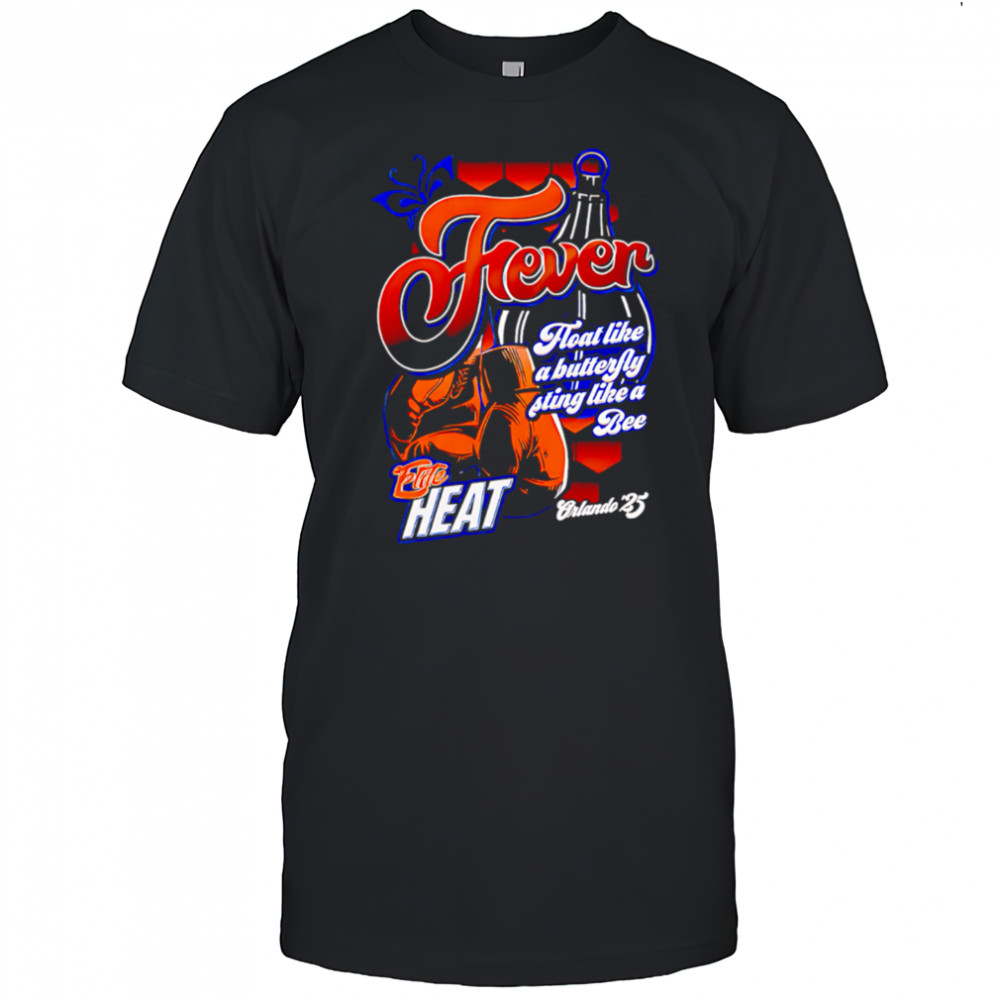 River Boat like a butterfly sting like a Bee Fire heat Orlando 25 shirt