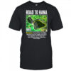 Road to hana map maui island guide hawaii hawaiian shirt