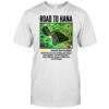 Road to hana map maui island guide hawaii hawaiian t-shirt