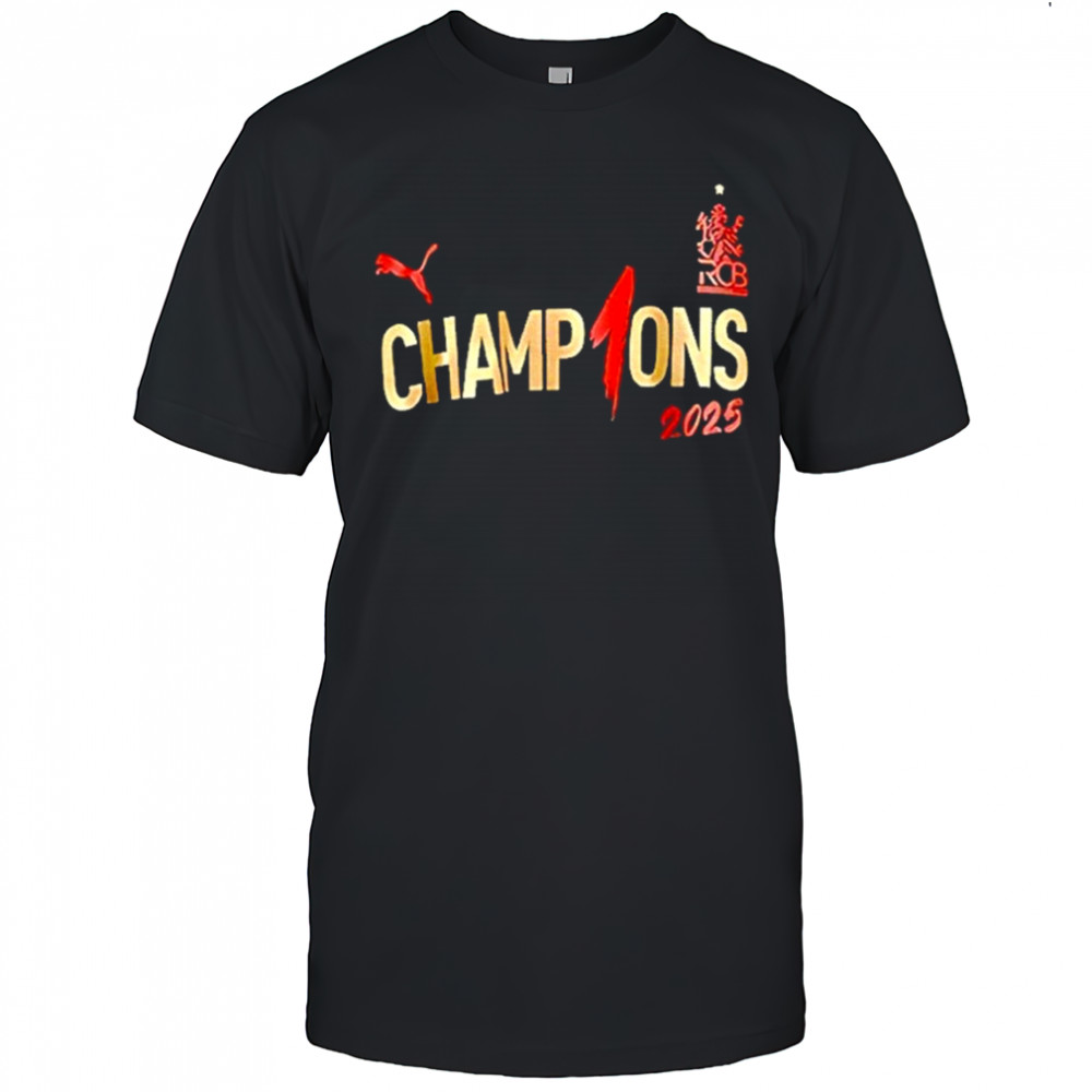 Royal Challengers Bengaluru Champ1ons 2025 shirt