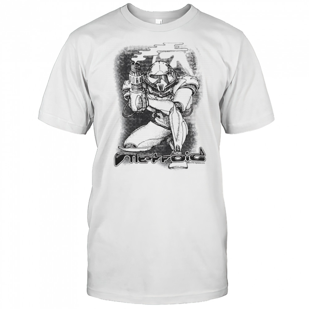 Samus Aran Metroid graphic shirt