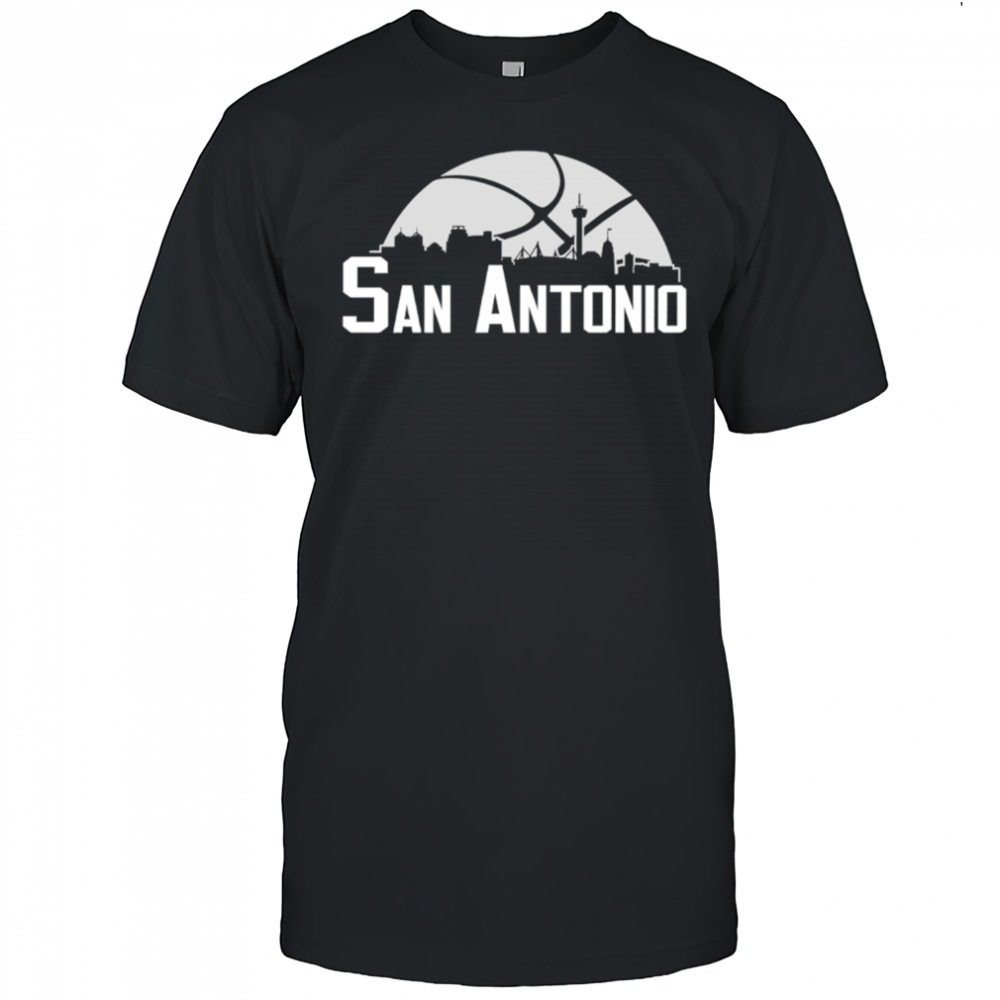San Antonio Spurs Cityscape Skyline style 2025 shirt