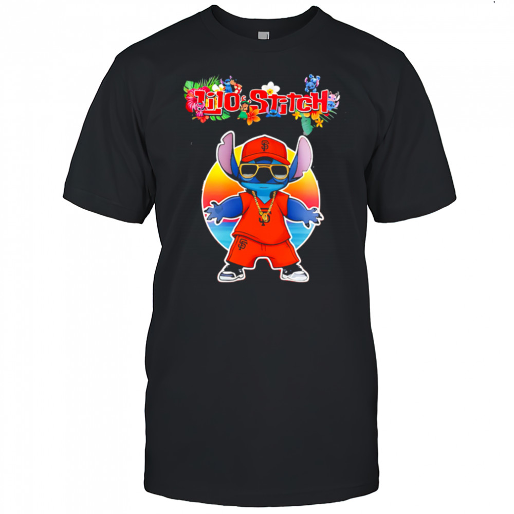 San Francisco Giants x Lilo and Stitch Baseball shirt