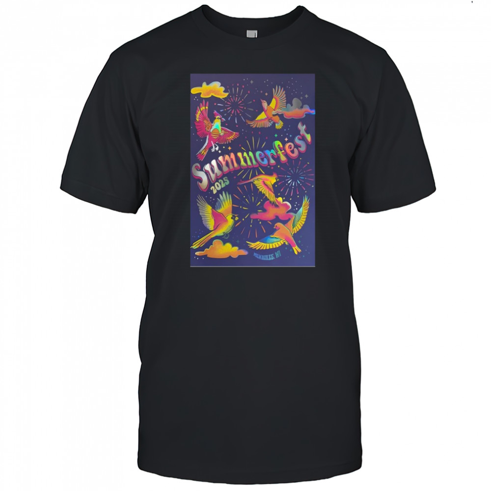 Schnitzel Near Summerfest 2025 Milwaukee WI Poster T-Shirt