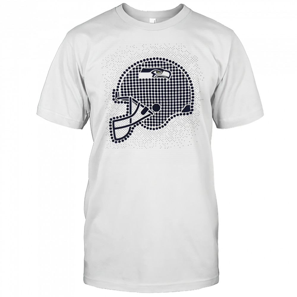 Seattle Seahawks polka dots helmet shirt