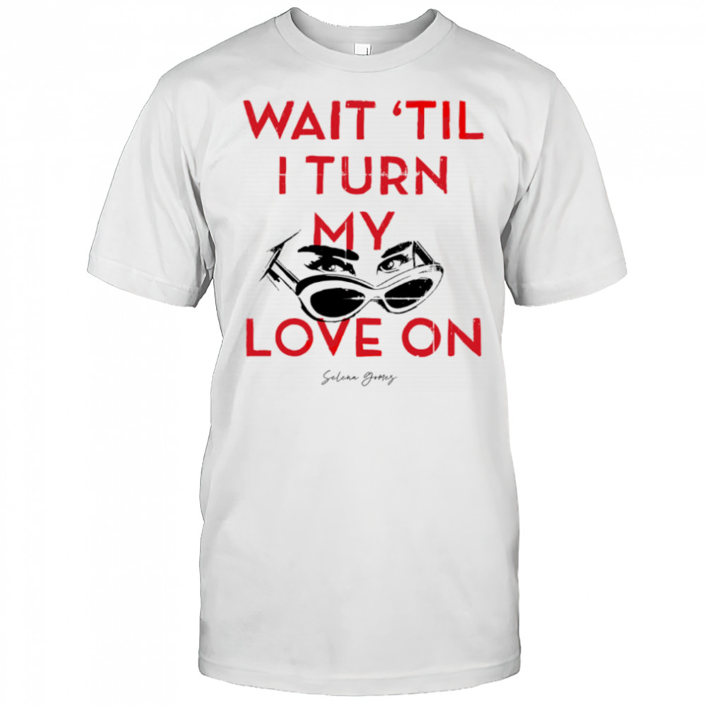 Selena Gomez Turn My Love On Pink Pullover shirt