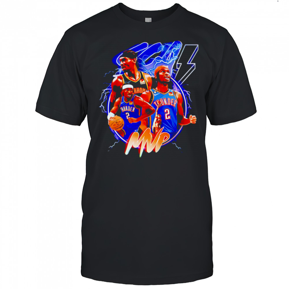 Shai Gilgeous-Alexander MVP Thunder shirt