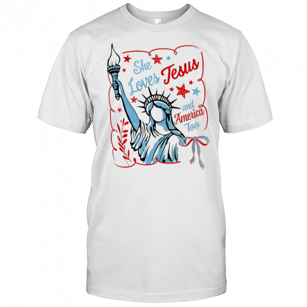 She Loves Jesus and America too vintage shirt