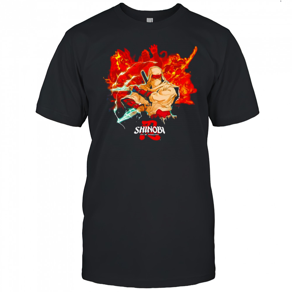 Shinobi Art of Vengeance Joe Musashi and Enemies shirt