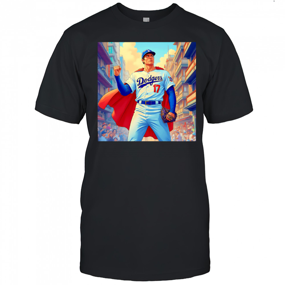 Shohei Ohtani Los Angeles Dodgers superman shirt