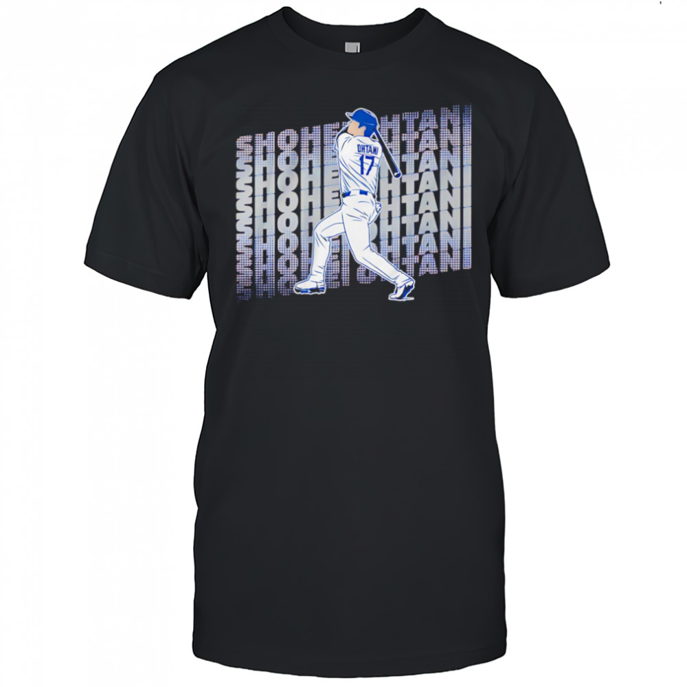 Shohei Ohtani Name Repeat LA Dodgers shirt