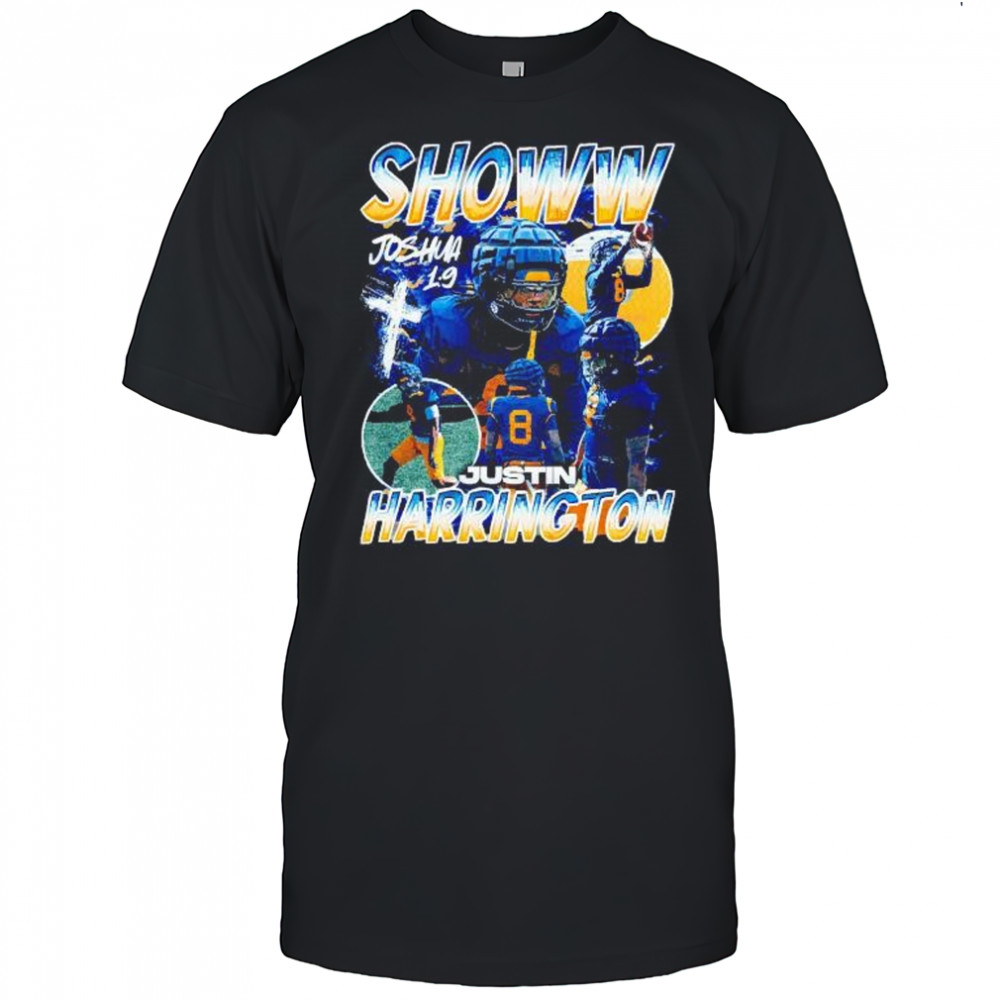 Showw Justin Harrington Joshua 1 9 player collage graphic shirt