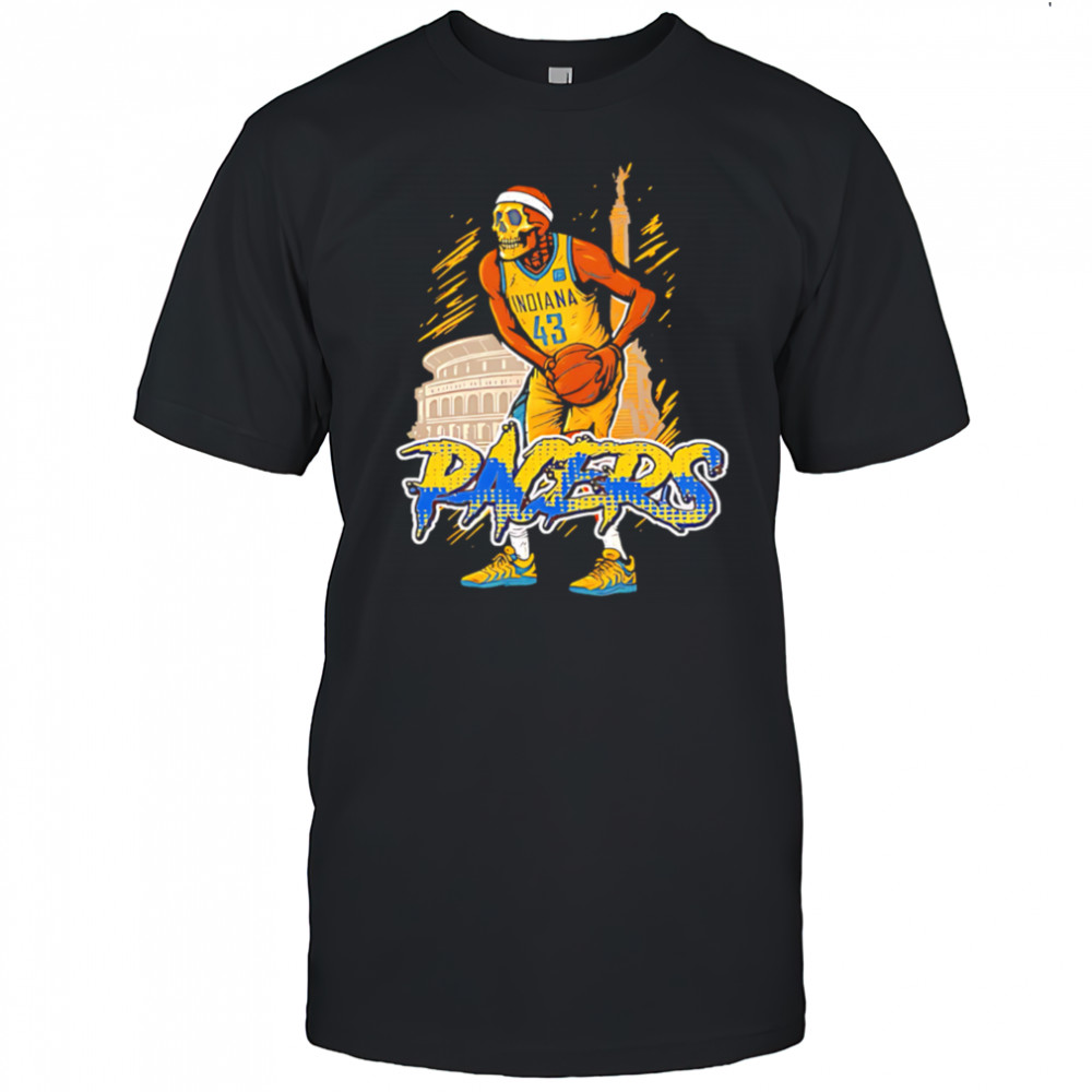 Skeleton Pascal Siakam 43 Indiana Pacers stadium sports shirt