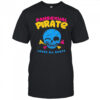 Skull smile pansexual pirate loves all booty shirt