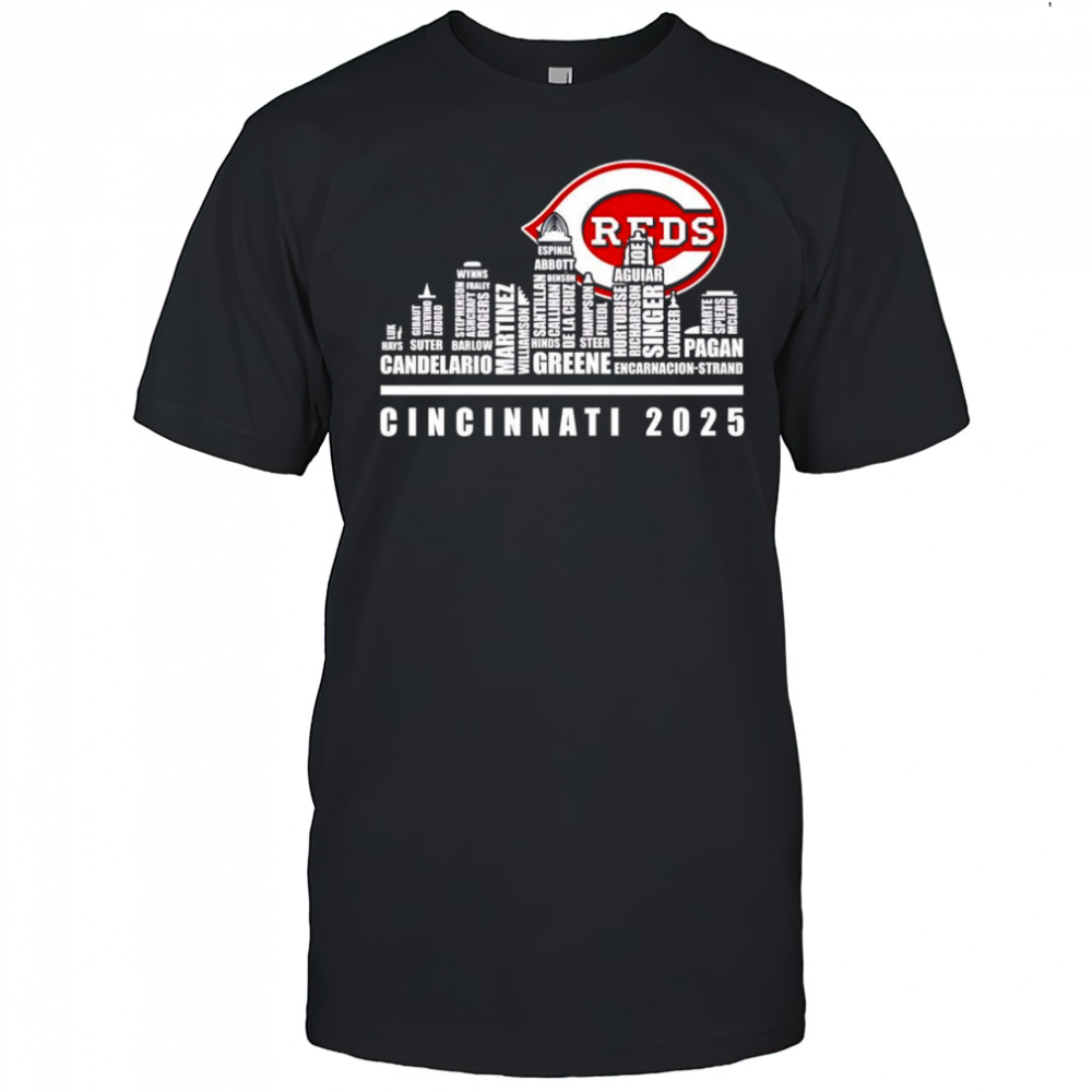 Skyline name Cincinnati Reds 2025 shirt