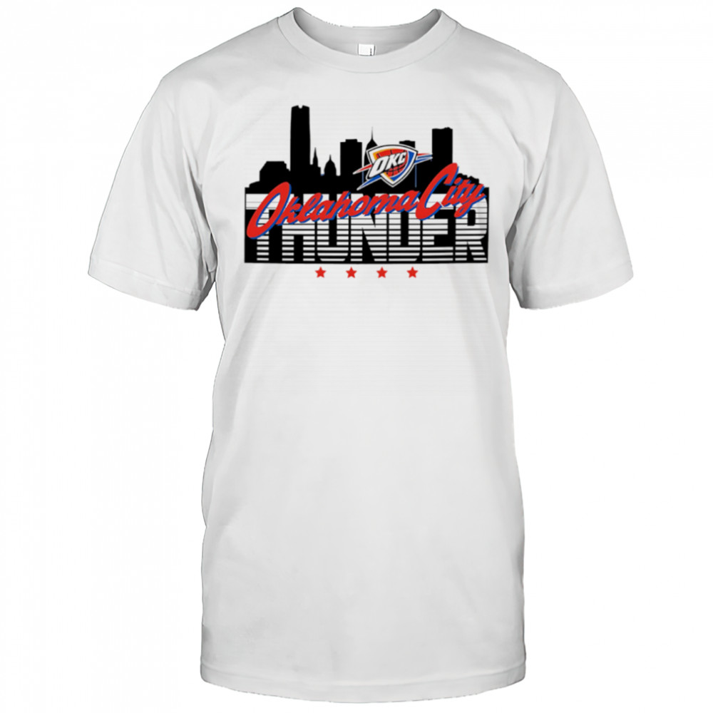 Skyline Oklahoma City Thunder style 2025 shirt
