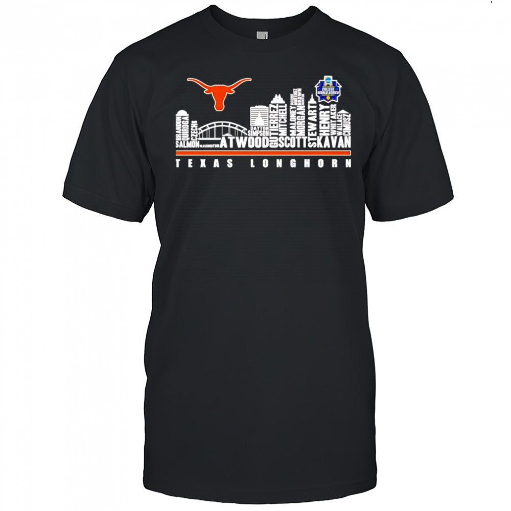 Skyline Texas Longhorns name shirt