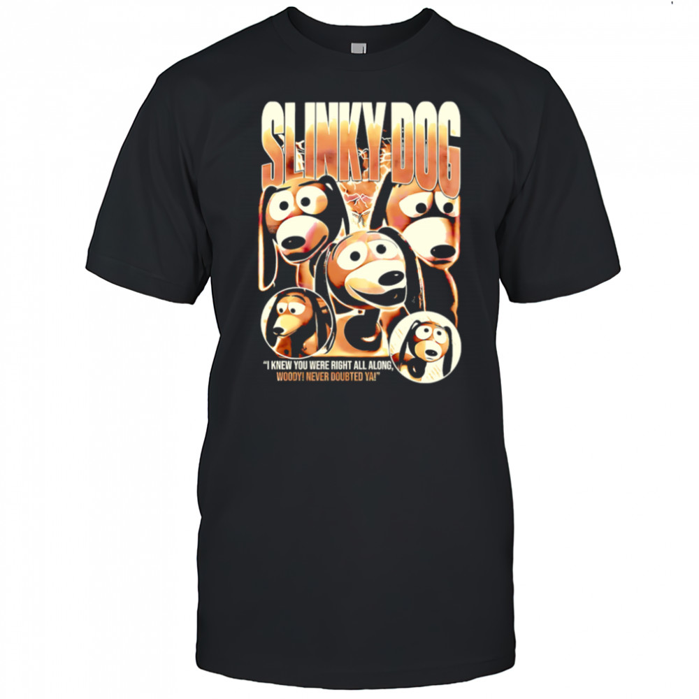 Slinky dog toy story disney pixar vintage style shirt