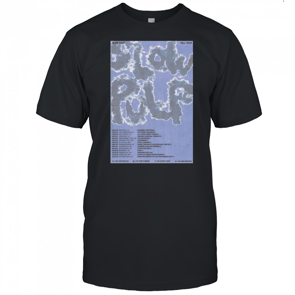 Slow Pulp Poster Fall Tour 2025 T-Shirt