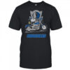Snoopy And Woodstock Driving Motorbike Dallas Mavericks T-Shirt