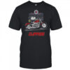 Snoopy And Woodstock Driving Motorbike LA Clippers T-Shirt