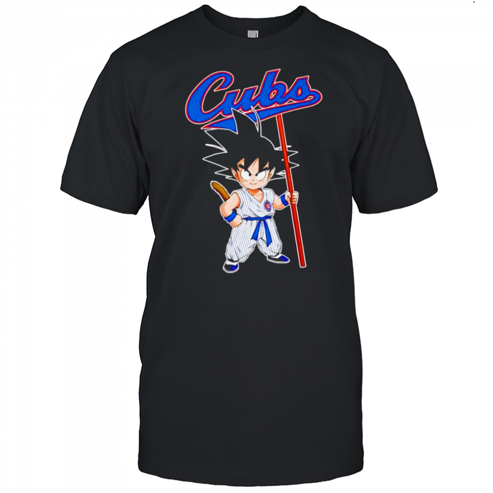 Son Goku Dragon Ball Chicago Cubs baseball shirt