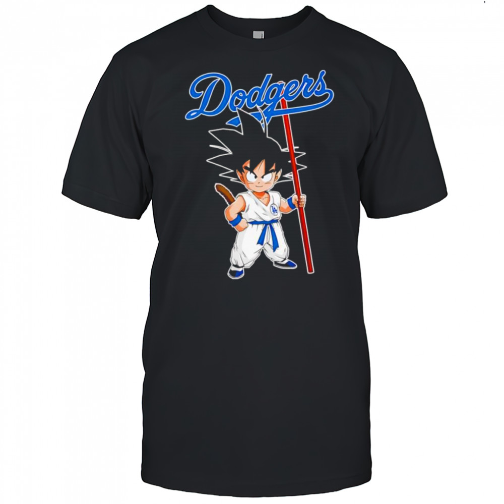 Son Goku Dragon Ball Los Angeles Dodgers baseball shirt