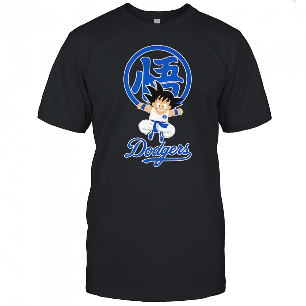 Son Goku Los Angeles Dodgers Japanese shirt