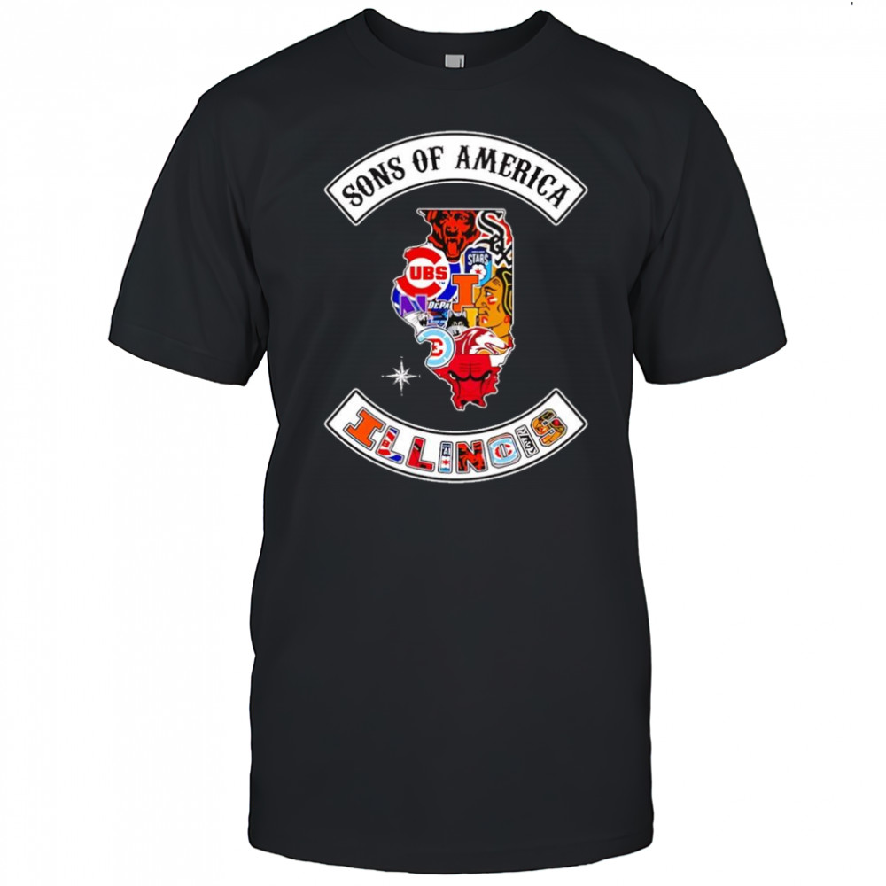 Sons of America Illinois sports shirt