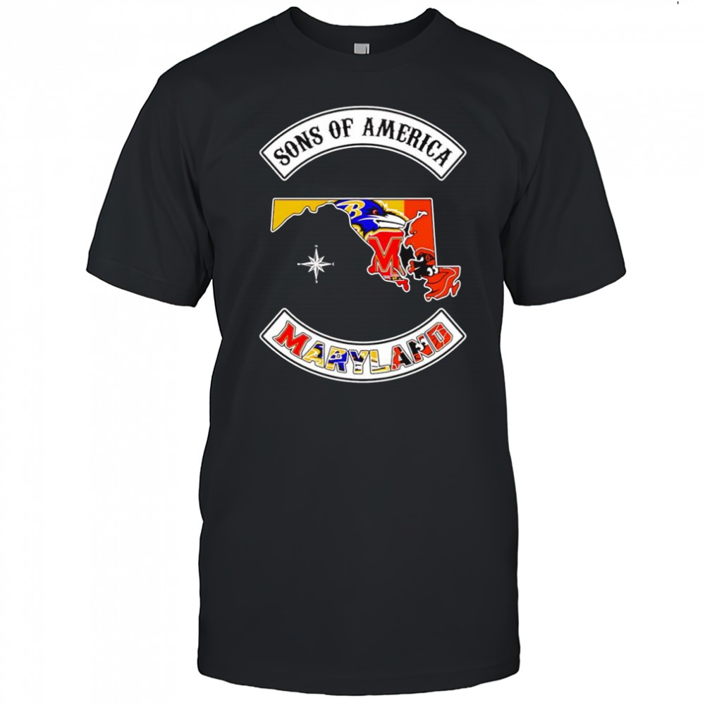 Sons of America Maryland sports shirt
