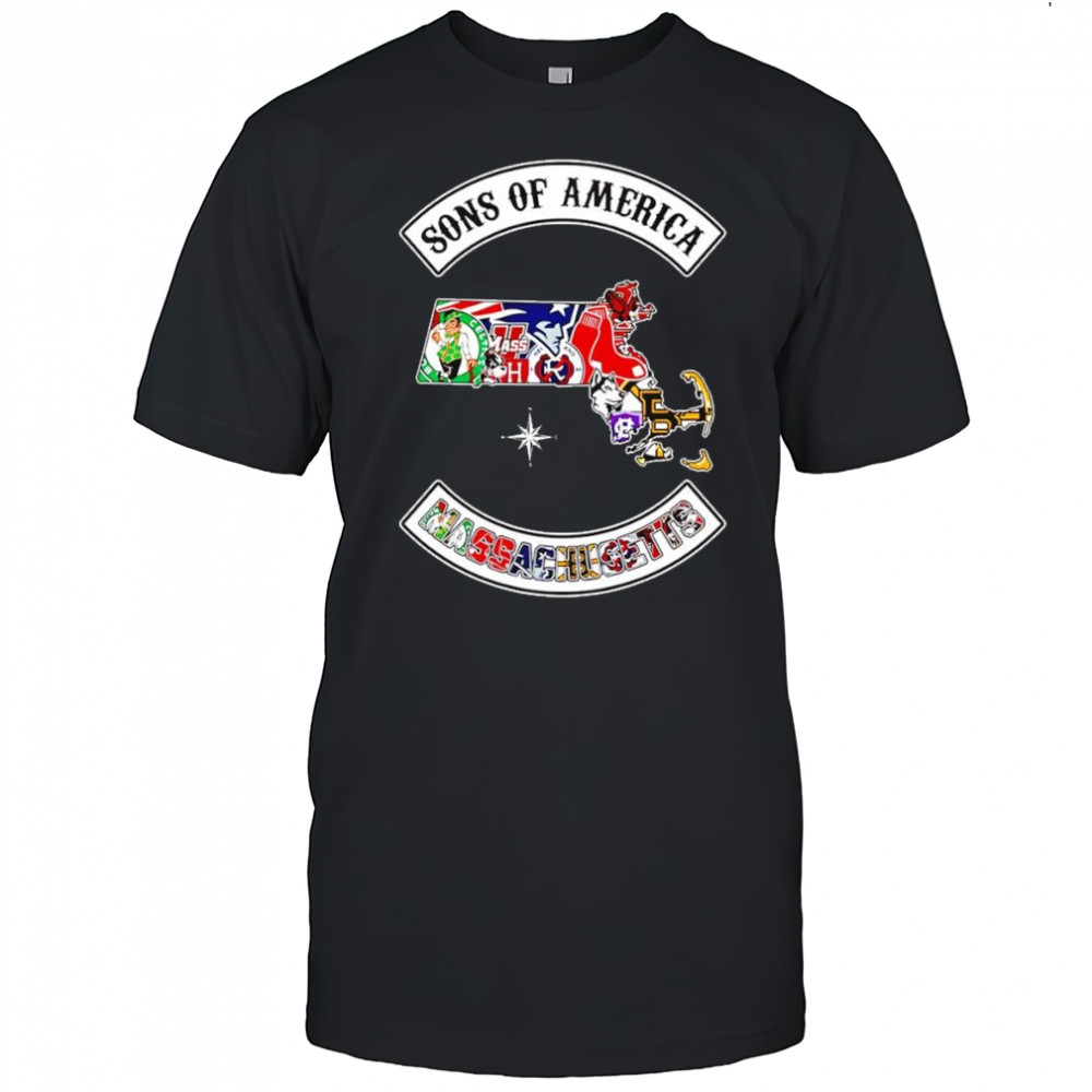 Sons of America Massachusetts sports shirt