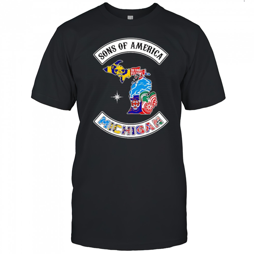 Sons of America Michigan sports shirt