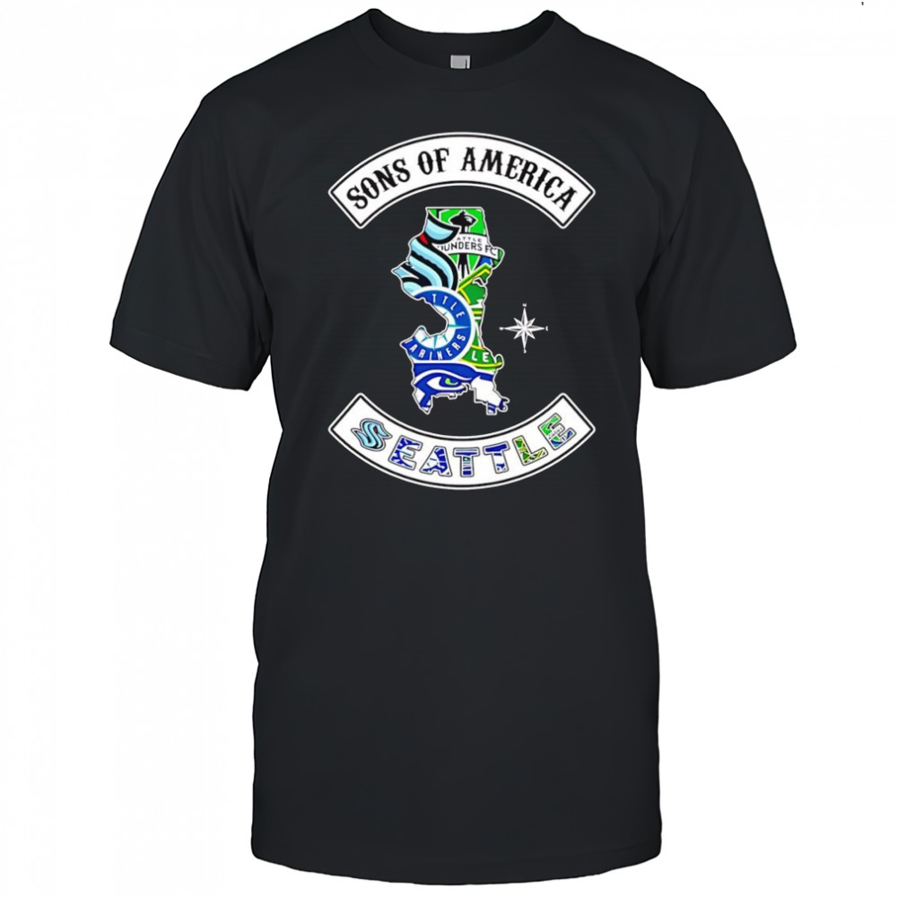 Sons of America Seattle sports shirt