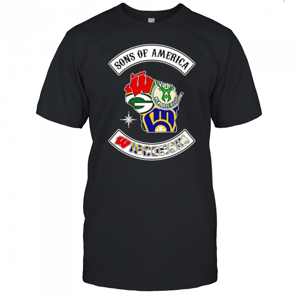 Sons of America Wisconsin sports shirt