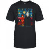 Spirited Away featuring Chihiro and No Face in the style of Van Gogh’s Starry Night shirt