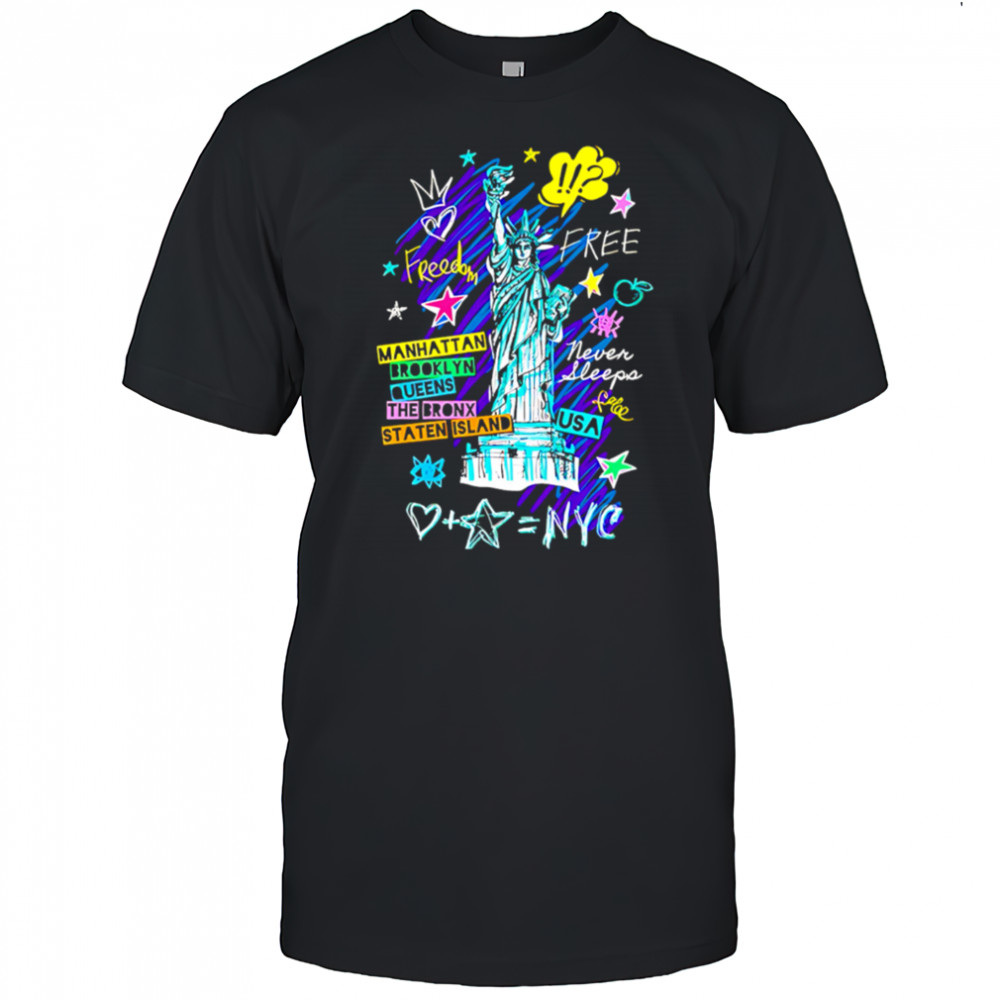 Statue of liberty cities of new york shirt