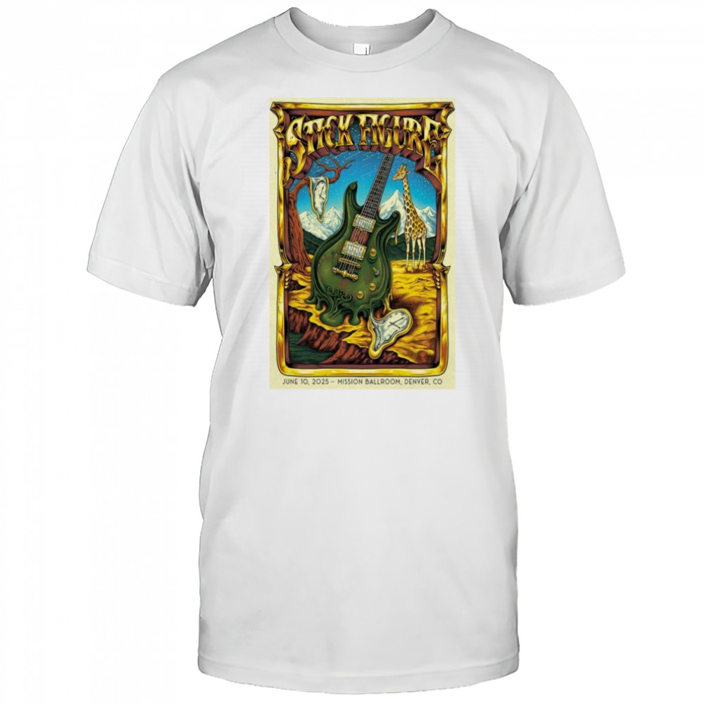 Stick Figure Denver, CO Poster Mission Ballroom June 10 2025 Shirt